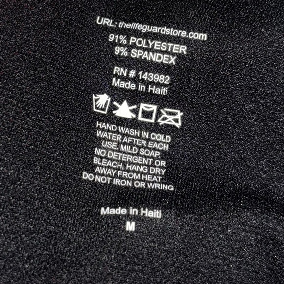 The life guard store Swim Top, sz M - Picture 6 of 7